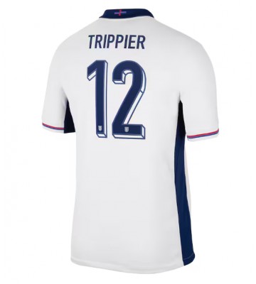England Kieran Trippier #12 Replika Hjemmebanetrøje EM 2024 Kortærmet